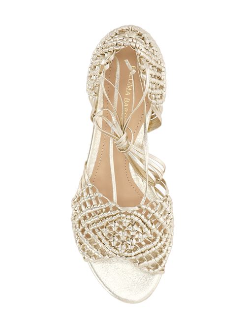 gold-tone calf leather sandals Paloma Barcelò | 24-1906CHICHIROCHAMPAGNE MN